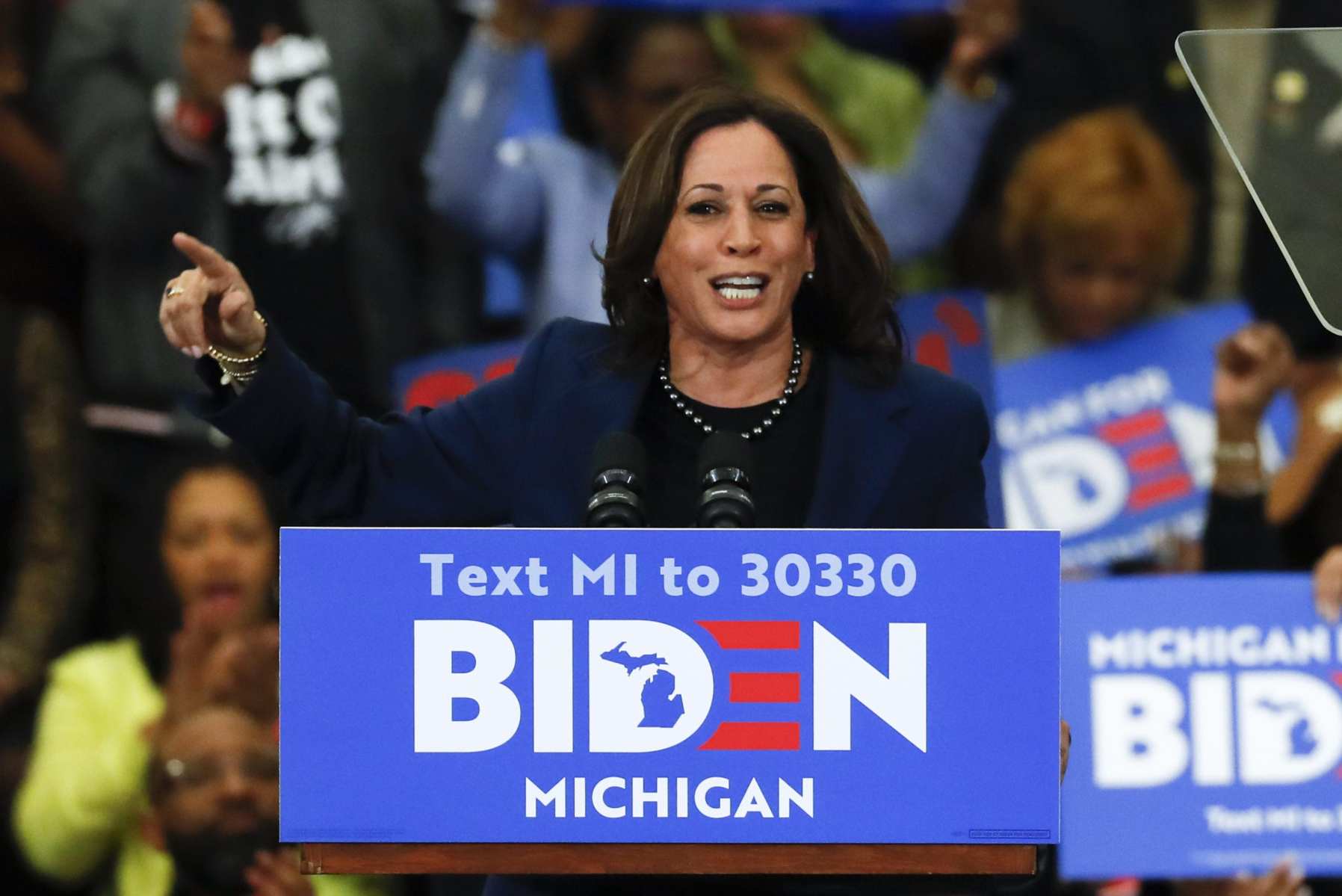 Kamala Harris at Joe Biden rally