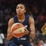 Renee Montgomery shoots a free throw.