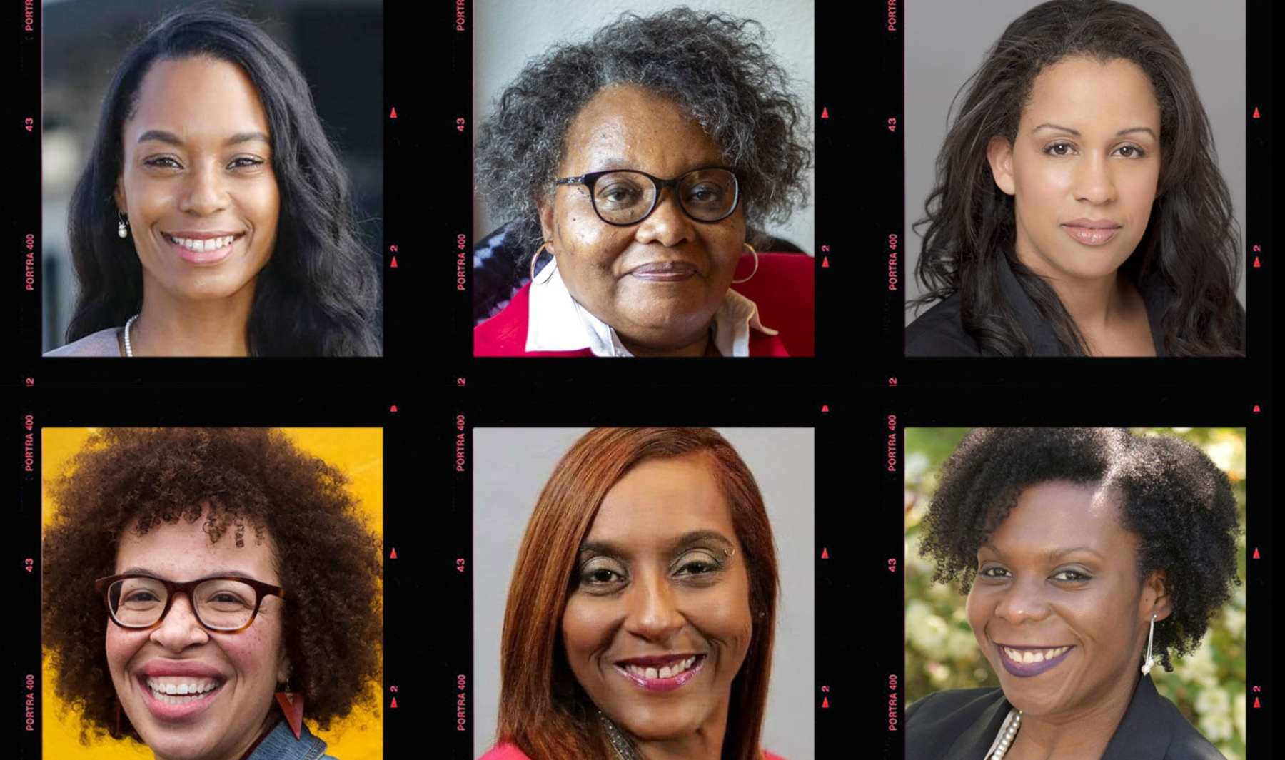 A photo composite of eight Black women running for statehouse positions in Washington.