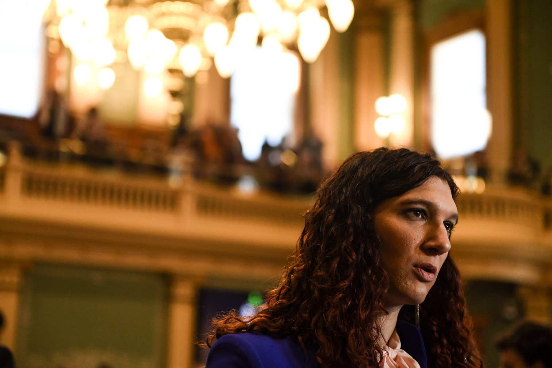 Rep. Brianna Titone on the House floor.