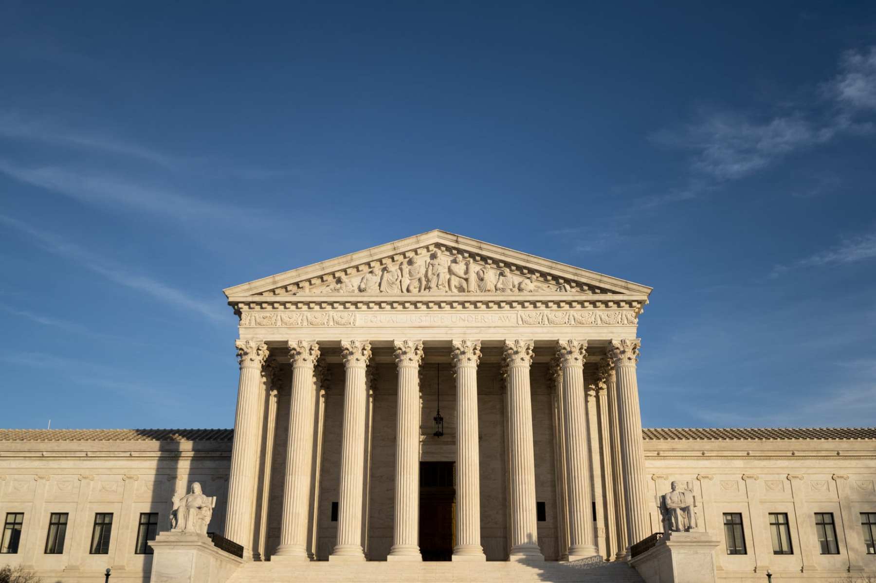 The outside of the Supreme Court.