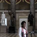 Rep. Sheila Jackson Lee in the Capitol.