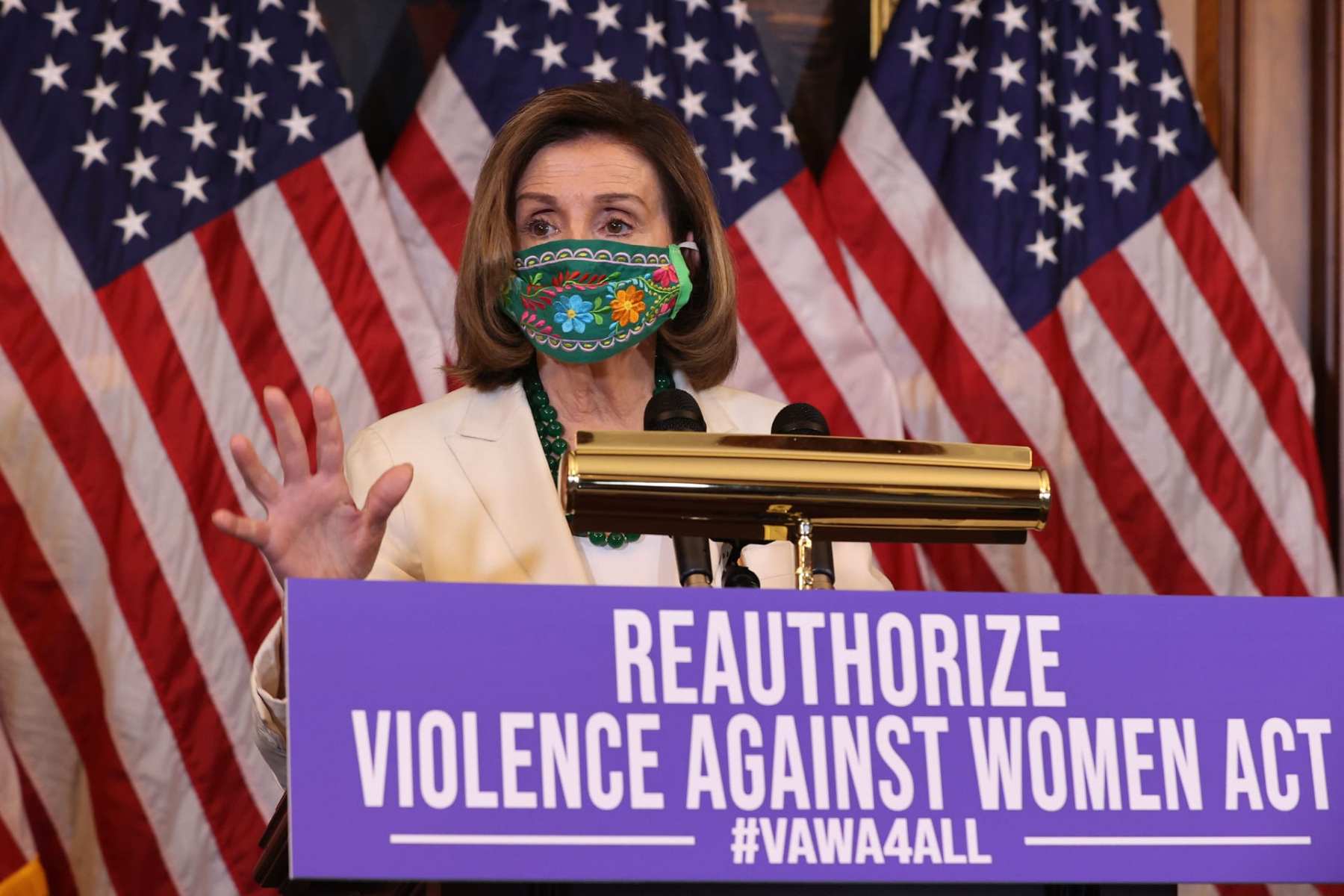 Nancy Pelosi discusses VAWA