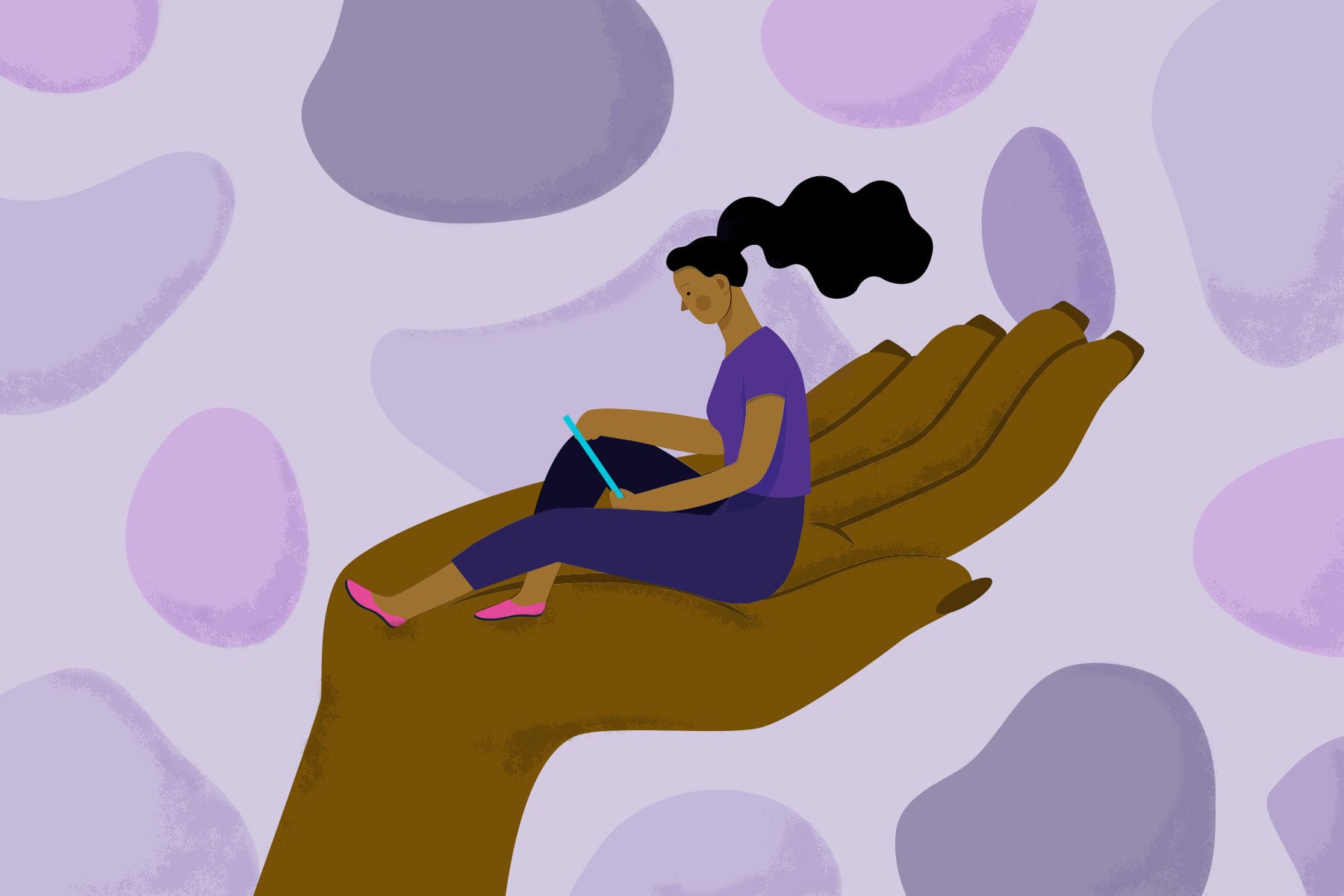 Black Women and Mental Health Illustration