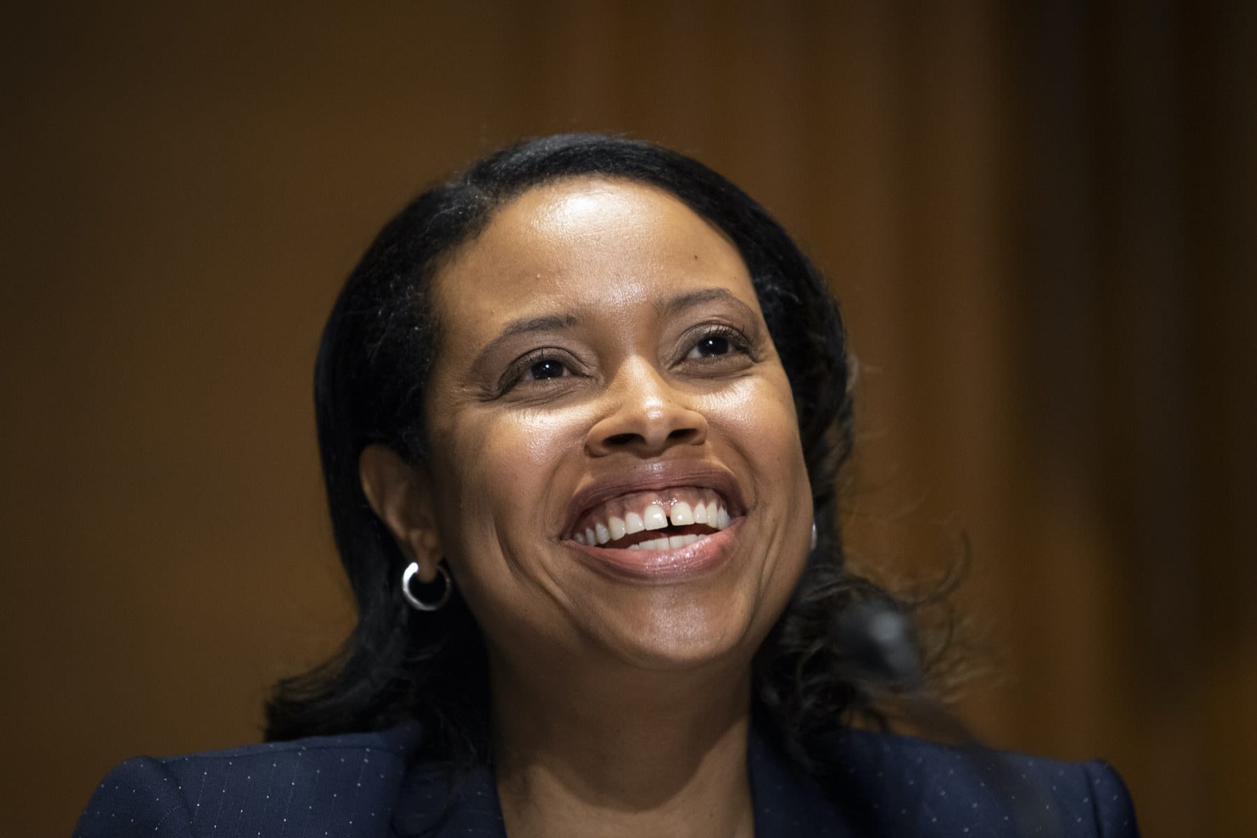 Chiquita Brooks-LaSure testifies before the Senate Finance Committee.