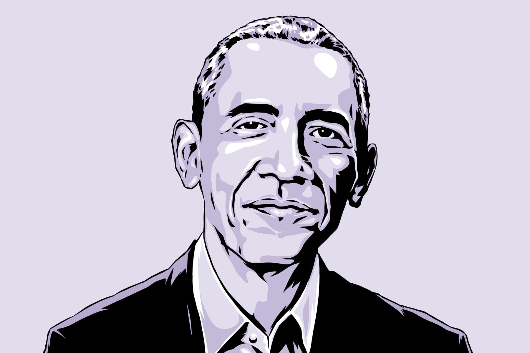 Portrait of Barack Obama