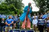 Ohio Congressional Candidate Nina Turner speaks at a campaign rally.