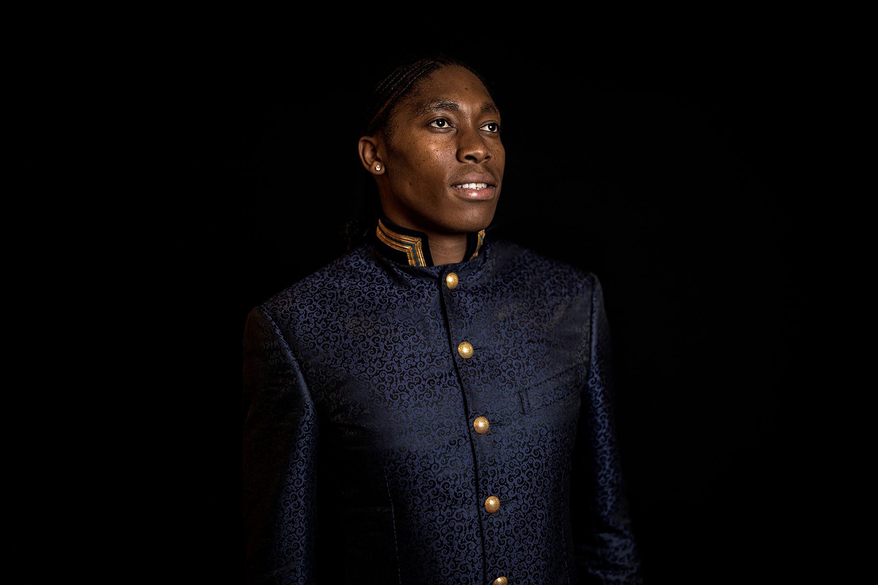 Caster Semenya poses for a portrait.