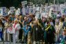 Attendees of the March for Women's Lives on the National Mall