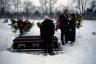 Family of Dr. David Gunn Standing Around His Casket