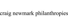 Craig Newmark Philanthropies logo