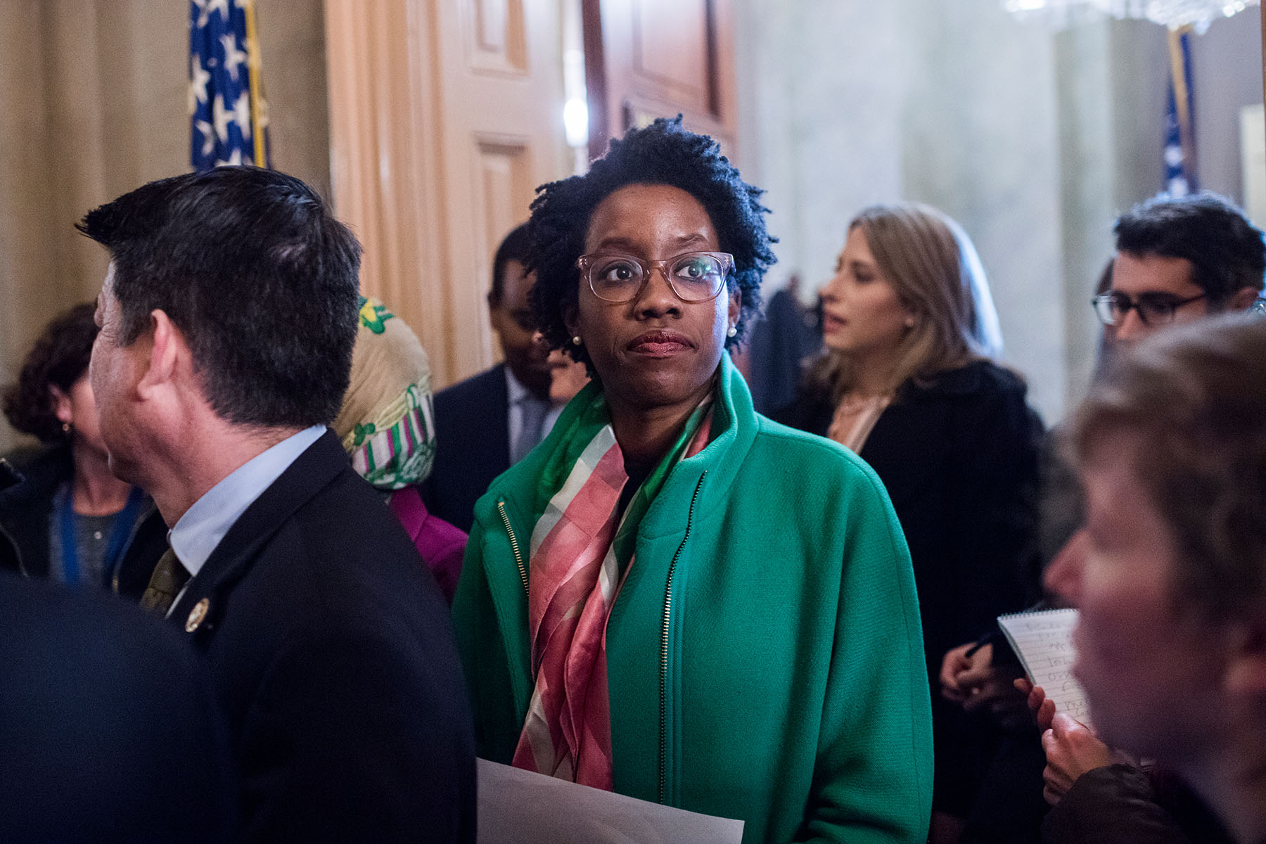 Rep. Lauren Underwood at the U.S. Captiol