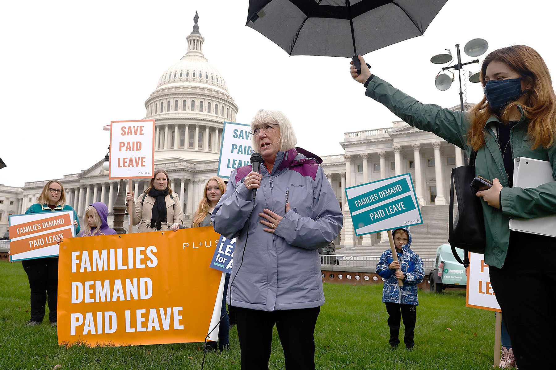 Sen. Patty Murray speaks on Capitol Hill.