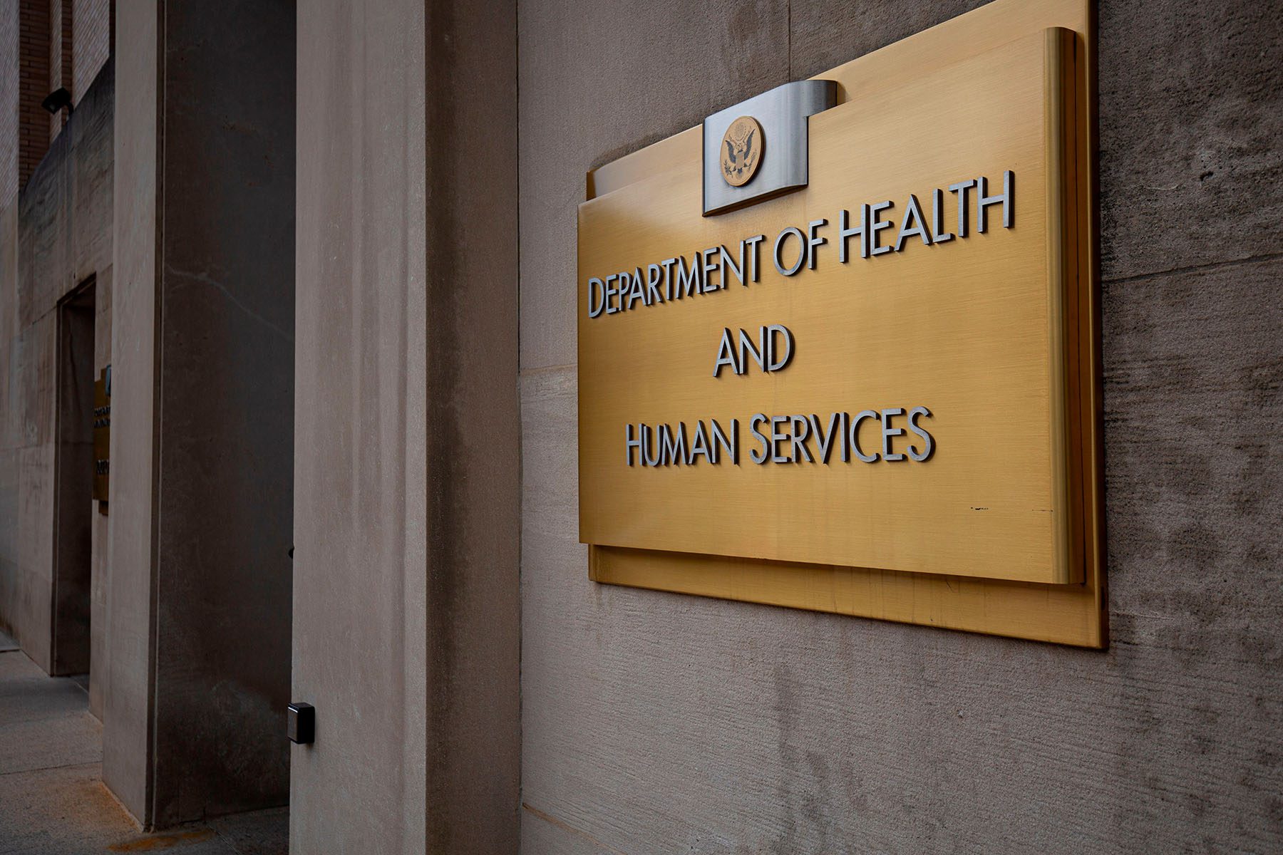 The U.S. Department of Health and Human Services building is seen in Washington, D.C.