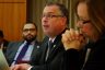 Sen. Daniel A. Ivey-Soto speaks during a legislative session at the New Mexico State Capitol