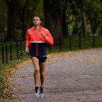 Jake Caswell runs in Central Park in preparation for the NYC Marathon.