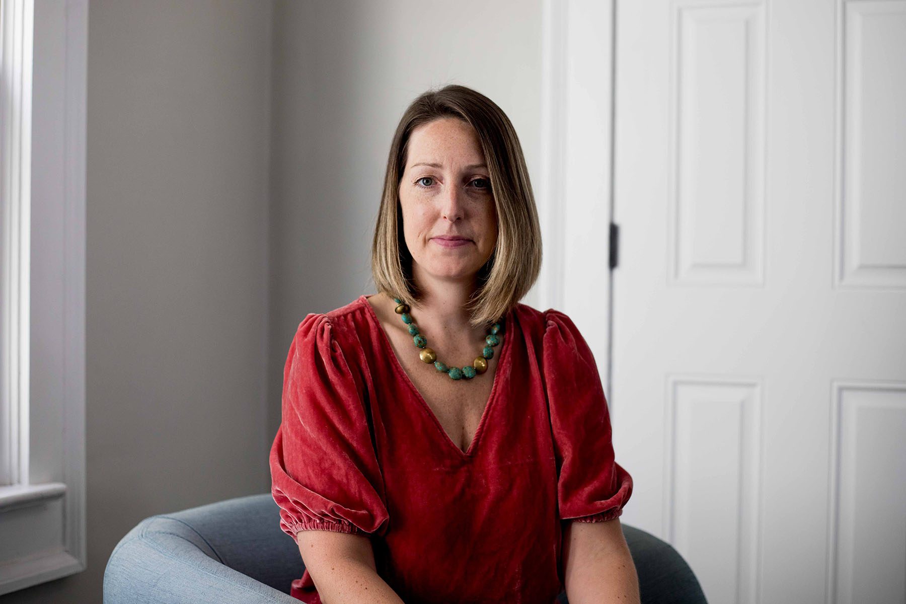 Portrait of Dr. Caitlin Bernard looking at the camera with a slight smile.