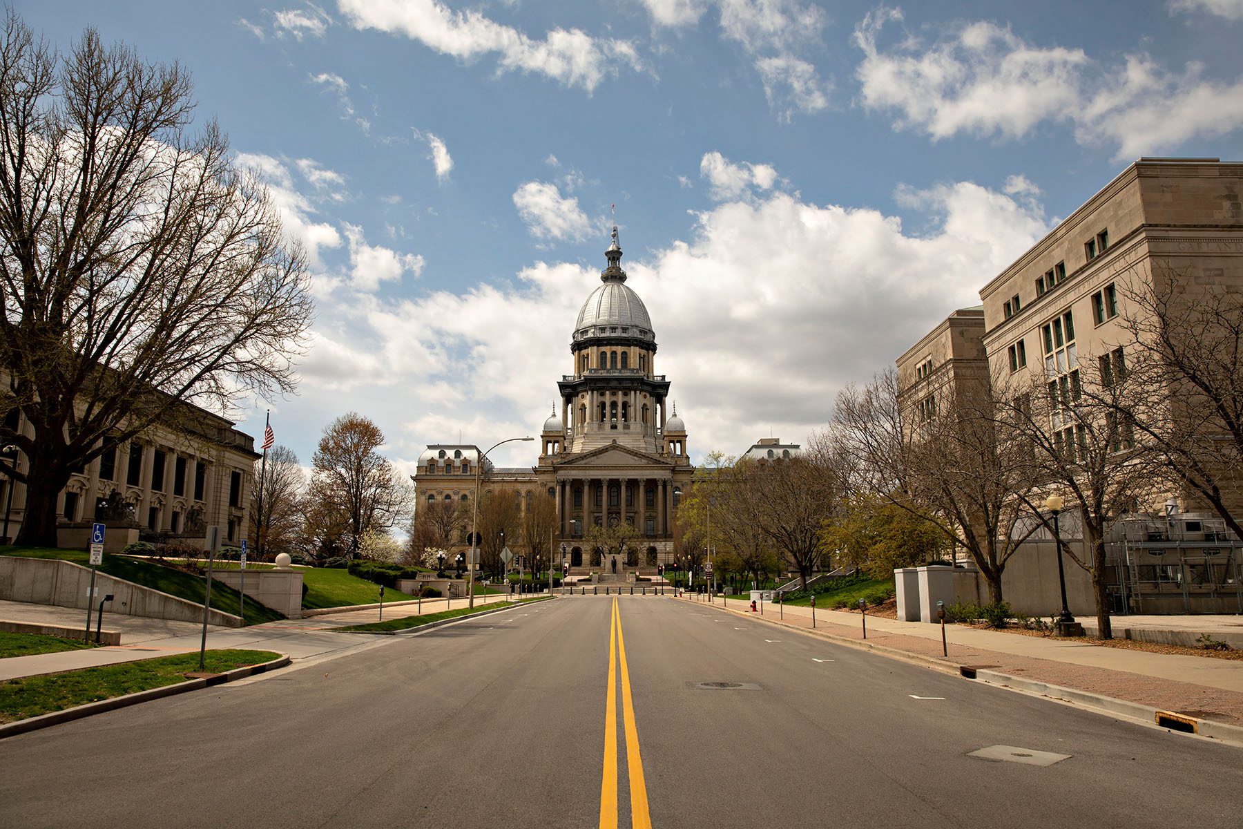 The Illinois State Capitol building in Springfield