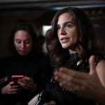 . Nancy Mace speaks to reporters following a closed-door GOP caucus meeting at the U.S. Capitol.