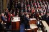 President Joe Biden delivers the State of the Union address in the House Chamber of the Capitol.