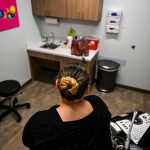 A patient waits to receive an abortion at a Planned Parenthood Abortion Clinic in West Palm Beach, Florida.