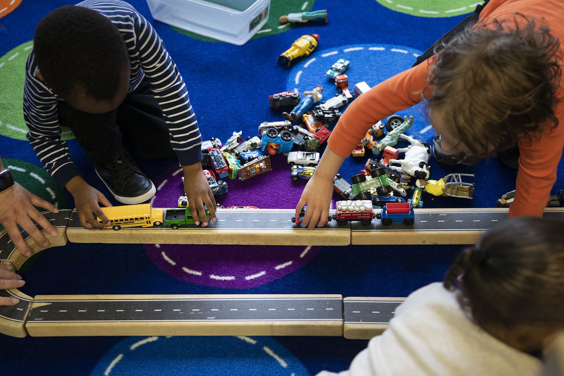 Children playing at headstart daycare