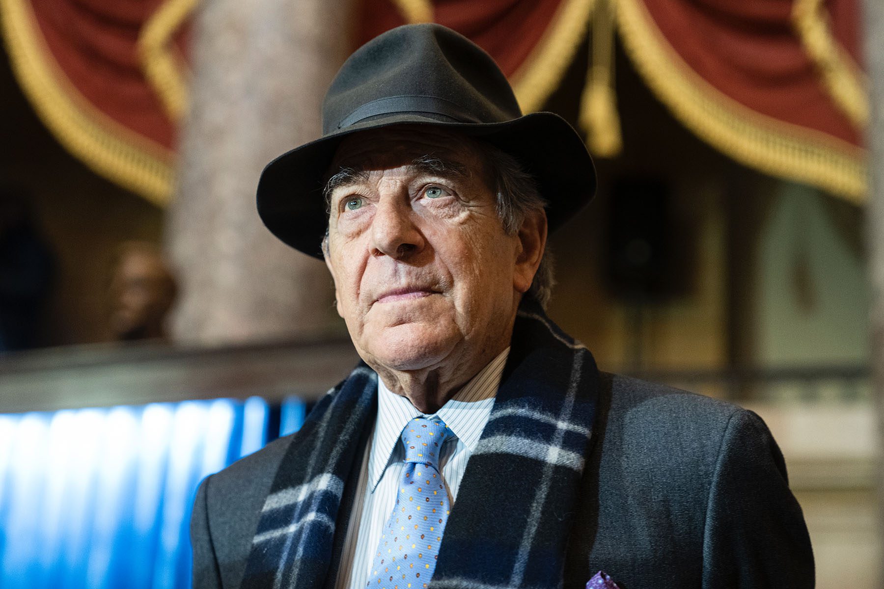 Paul Pelosi attends a portrait unveiling ceremony for his wife Nancy Pelosi at the U.S. Capitol.