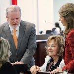 North Carolina state senators speak on the floor