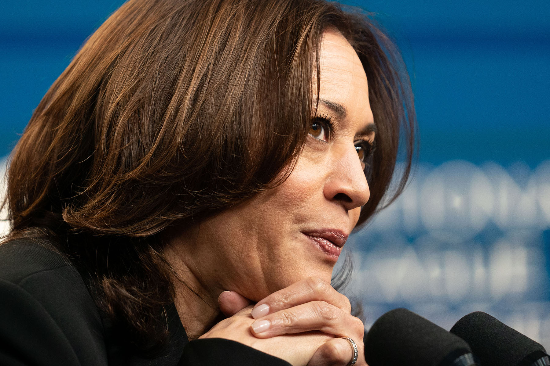 Close up image of Vice President Kamala Harris