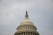 A general view of the top of the U.S. Capitol Building, in Washington, D.C.