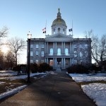 The New Hampshire Statehouse is seen in Concord, New Hampshire