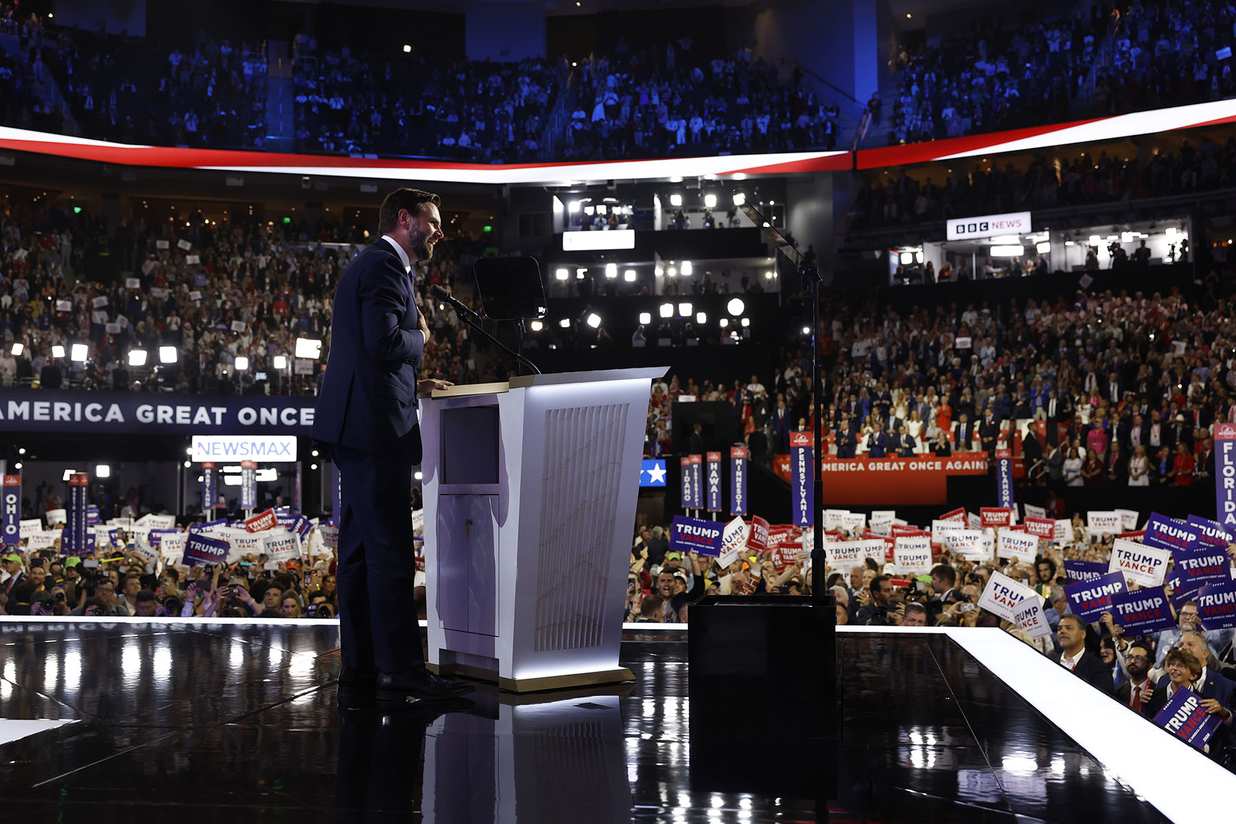 JD Vance speaks at RNC Trump VP pick has specific views on defining family