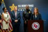 Secret Service Director Kimberly Cheatle speaks during a Republican National Convention security news conference.