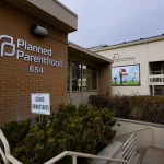 Planned Parenthood is seen next to the Pregnancy Resource Center of Salt Lake City.