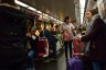 Passengers ride the Metro in Washington, D.C.