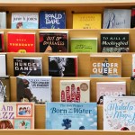 A shelf of frequently banned books on display at Sandmeyer’s Bookstore in Chicago.